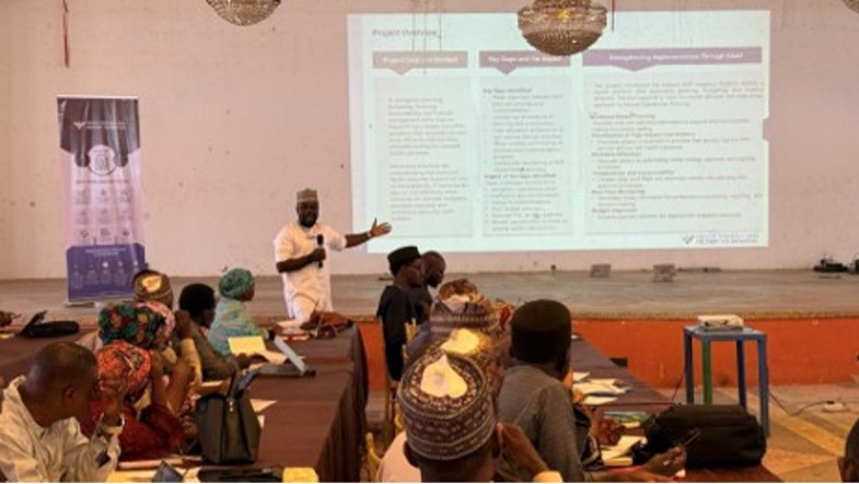 HSDF’s Abolade Leading a Training Session on the Kaduna AOP Analytics Platform (KAAP) for the Directors & Program Officers of the Kaduna Health Sector