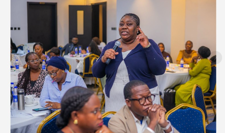 HSDF’s Dr. Olasunmbo Makinde Facilitating a Session in Lagos State